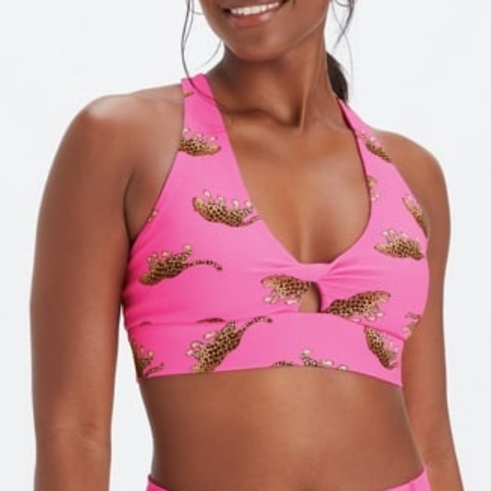 Fabletics wild hearts sports bra size XL